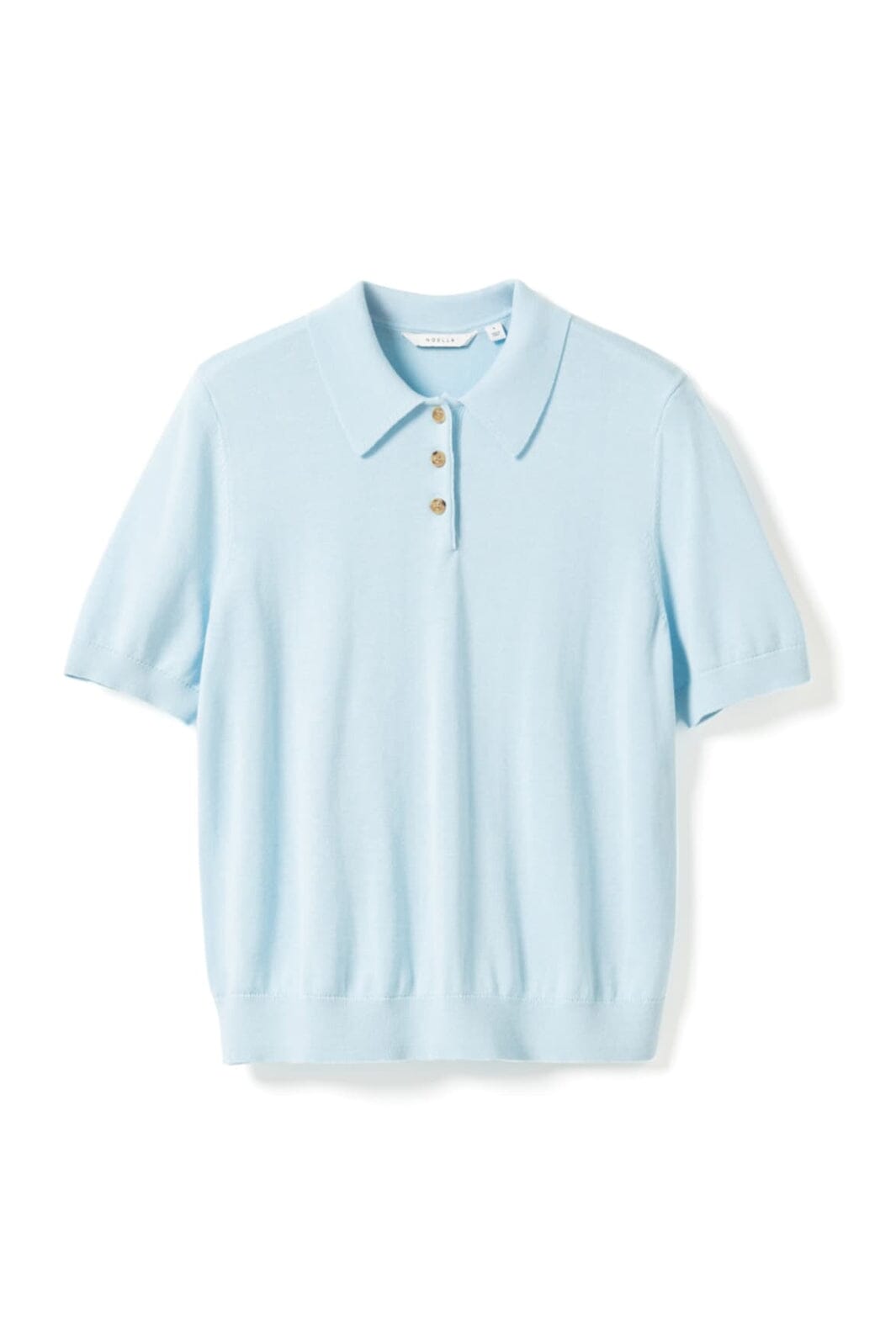 Noella - N-Maxine Sl Knit 14990002 - 975 - Air Blue Strikbluser 