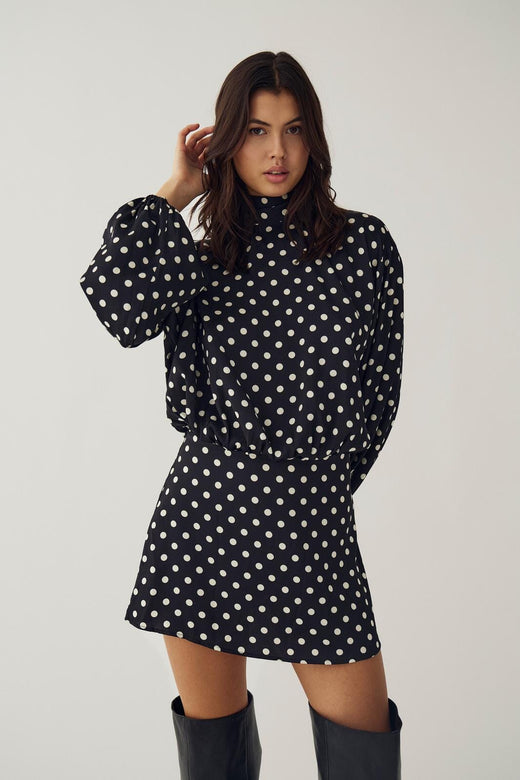 Noella - N-Melda Dress 16900003 - 1529 - Debbee Black Print Kjoler 