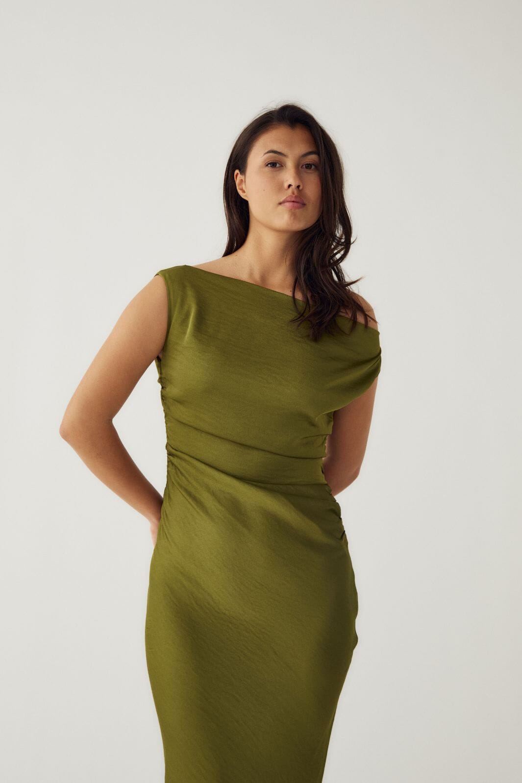 Noella - N-Mignonette Dress 16240003 - 1490 - Guacamole Kjoler 