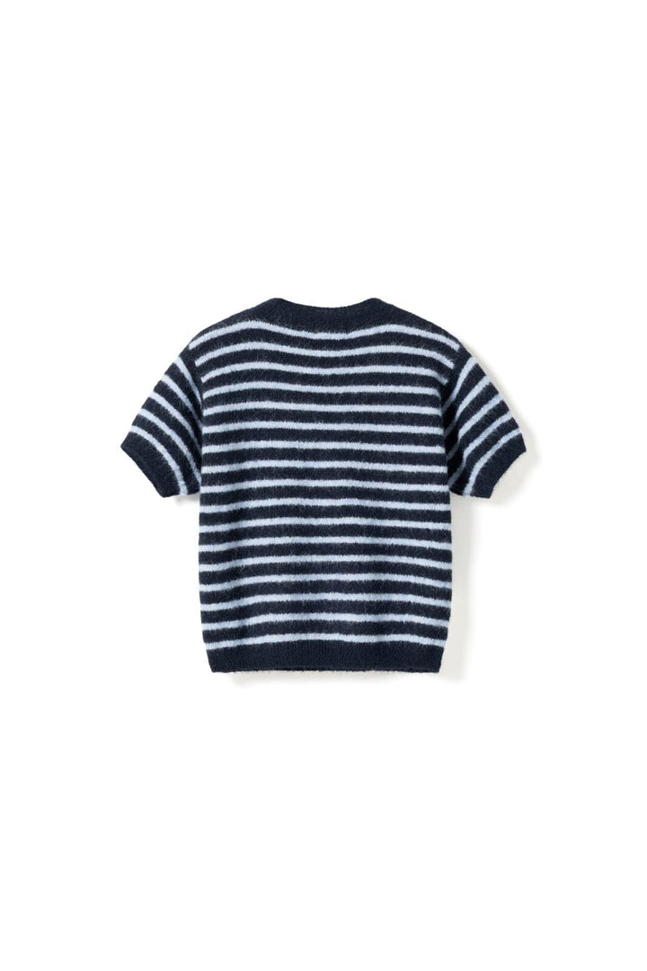 Noella - N-Monikah Ss Knit 16570003 - 117 - Blue Stripe