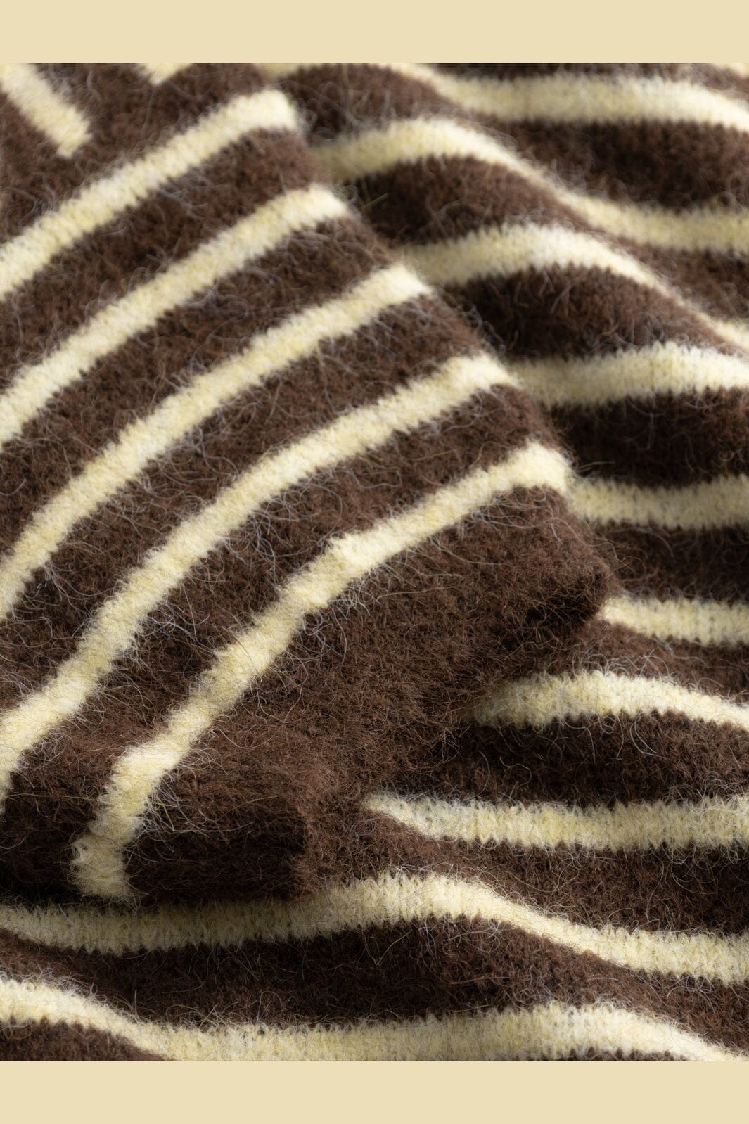 Noella - N-Monikah Ss Knit 16570003 - 1536 - Brown Yellow Stripe