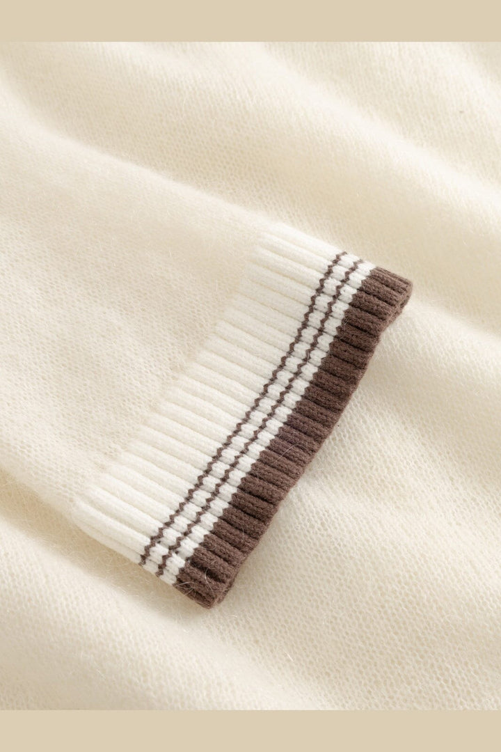 Noella - N-Nattie Knit Cardigan 16400003 - 1502 - Ivory Brown