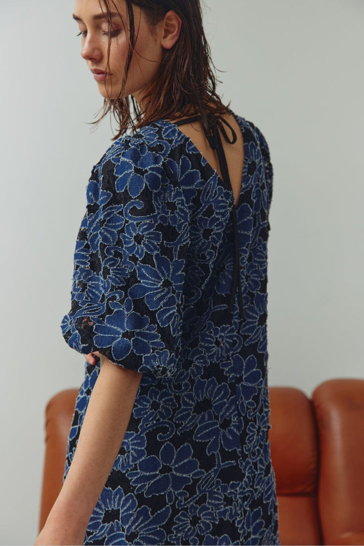 Noella - N-Pastis Short Dress 15370001 - 1442 - Blue Black Combo