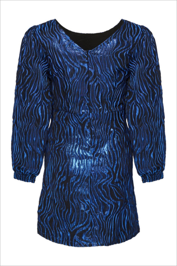 Noella - Poppy Blade Dress Ls - Electric Blue