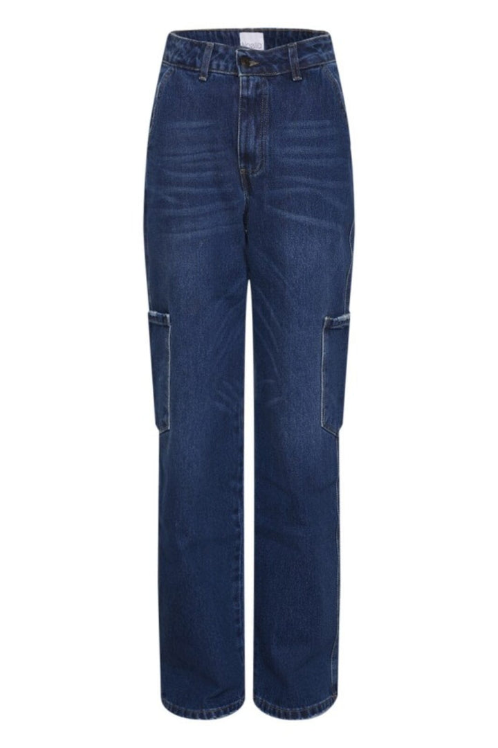 Noella - Rory Cargo Jeans - 188 Dark Blue Washed