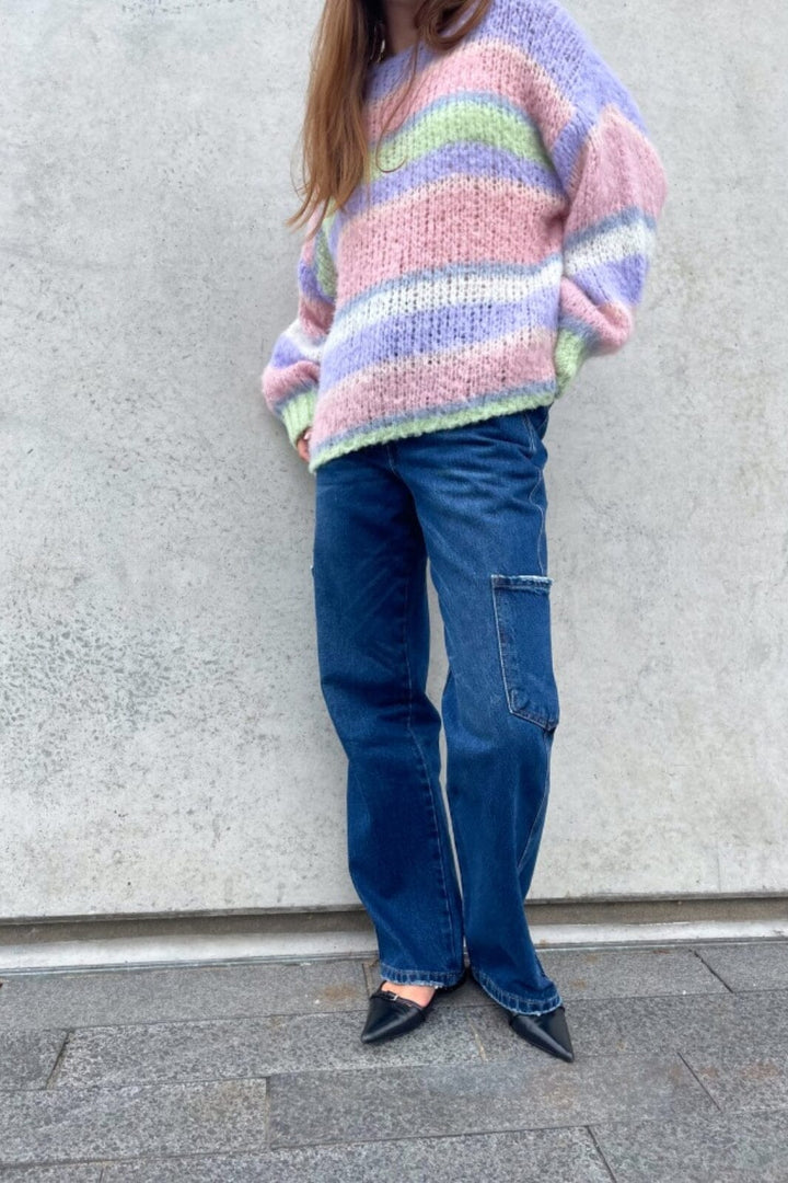Noella - Rory Cargo Jeans - 188 Dark Blue Washed