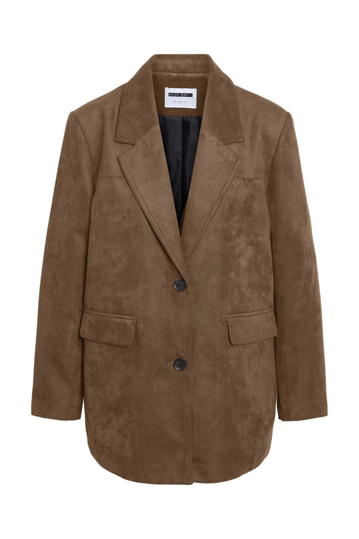 Noisy May - Nmalaya L/S Blazer - 4939415 Toffee