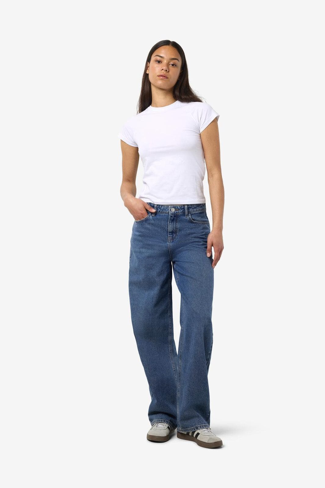 Noisy May - Nmalexa Nw Reg Jeans Fo055Mb - 4798040 Medium Blue Denim