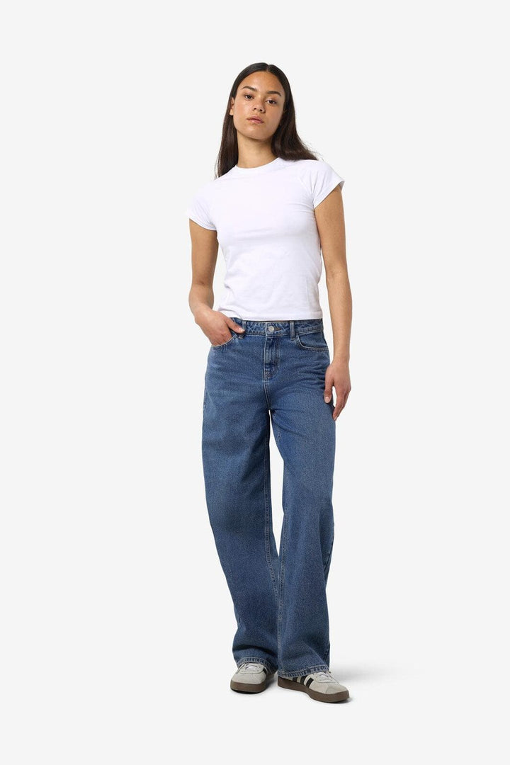 Noisy May - Nmalexa Nw Reg Jeans Fo055Mb - 4798040 Medium Blue Denim