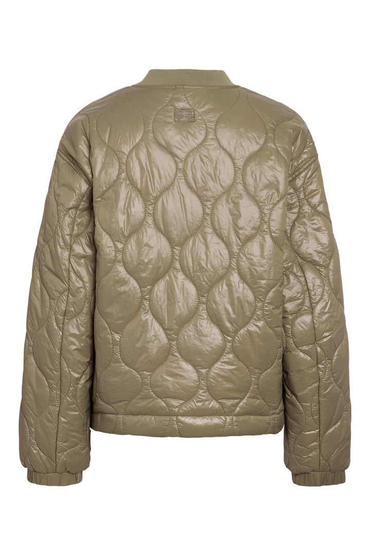 Noisy May - Nmallie Shiny Quilted Jacket - 4948461 Mermaid Begonia Pink