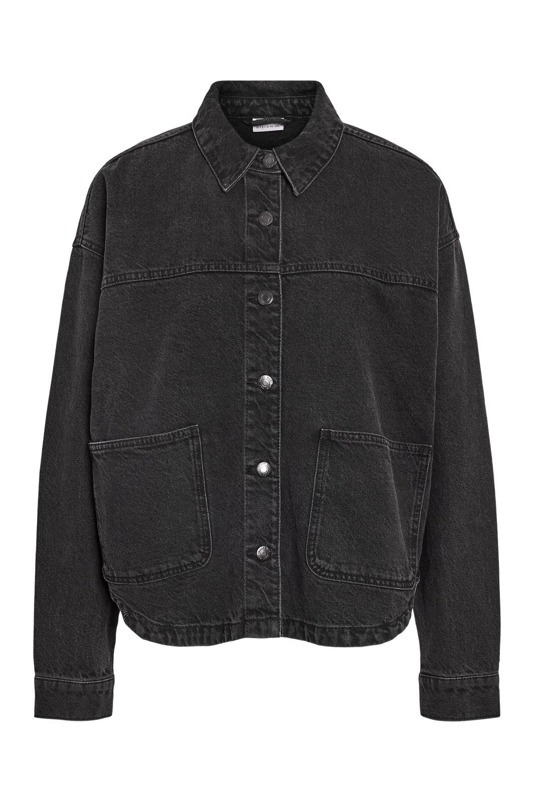 Noisy May - Nmkettie L/S Reg Jcket Vi559Bl - 4762548 Black Denim