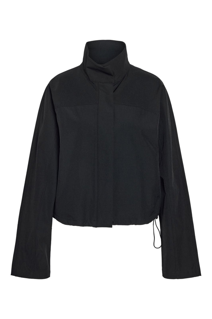 Noisy May - Nmkirby L/S Highneck Zip Jacket - 5091367 Black