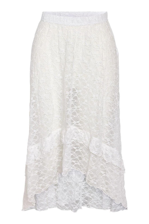 Noisy May - Nmlacey Nw Midi Skirt - 4755476 Bright White Nederdele 