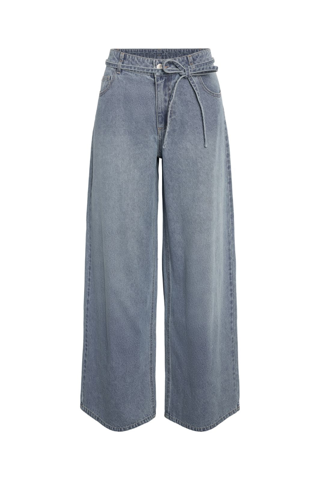 Noisy May - Nmmaisy Nw Belt Loose Jeans Bs031Lb - 4881296 Light Blue Denim