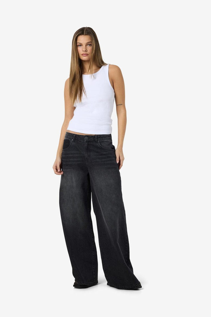 Noisy May - Nmmaya S/L Regular Tank Top - 4698569 Bright White