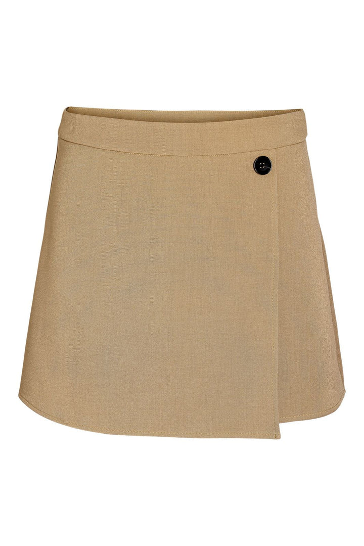 Noisy May - Nmmonna Tailored Overlay Skirt - 5189378 Fossil