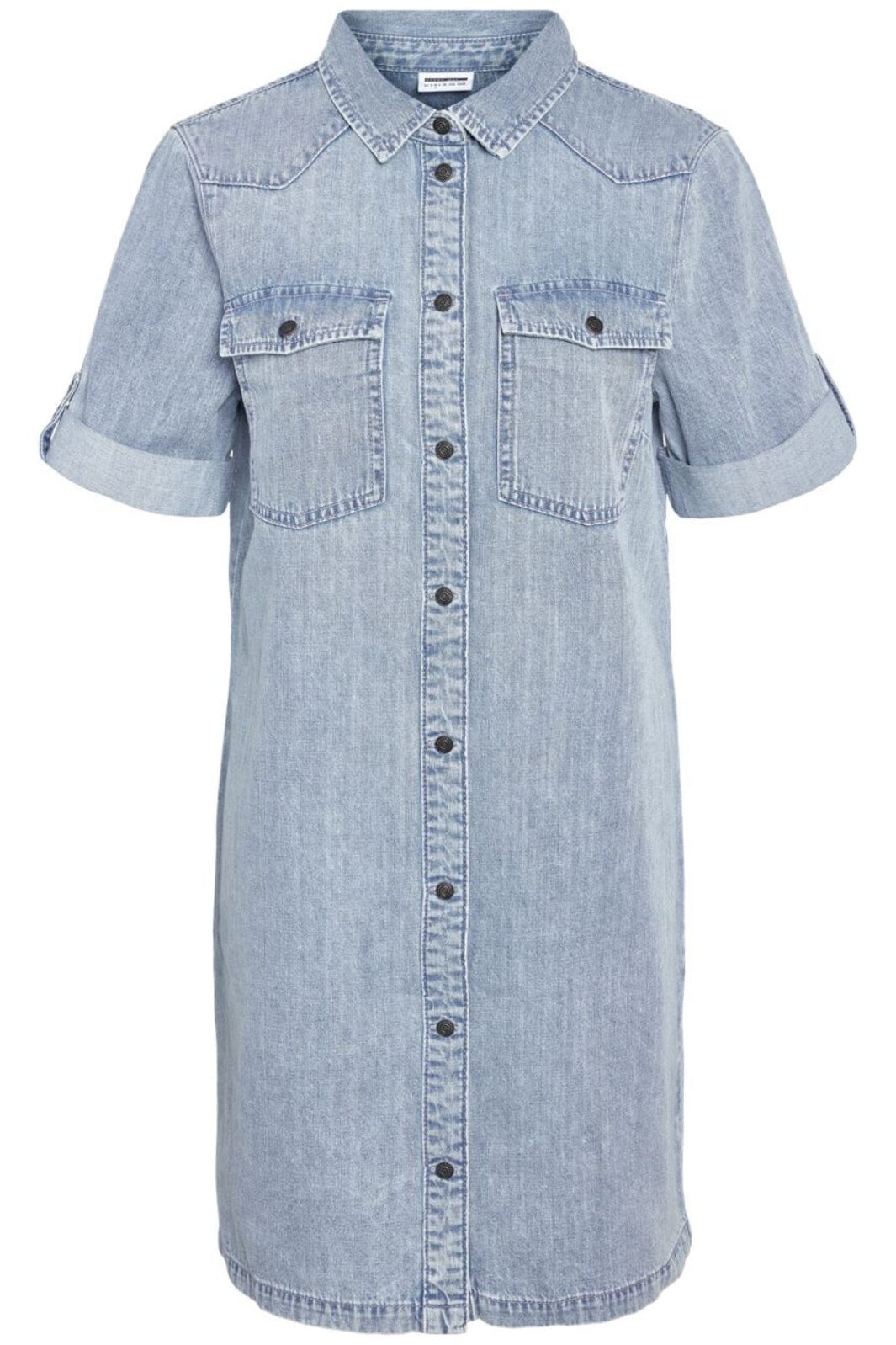 Noisy May - Nmnew Signe S/S Denim Dress Vi003Lb - 4460338 Light Blue Denim
