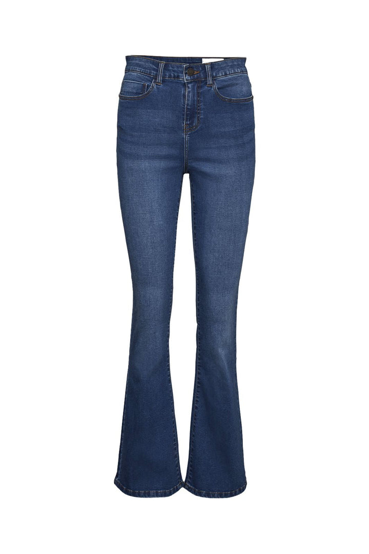 Noisy May - Nmsallie Flared Vi021Mb - 3706615 Medium Blue Denim
