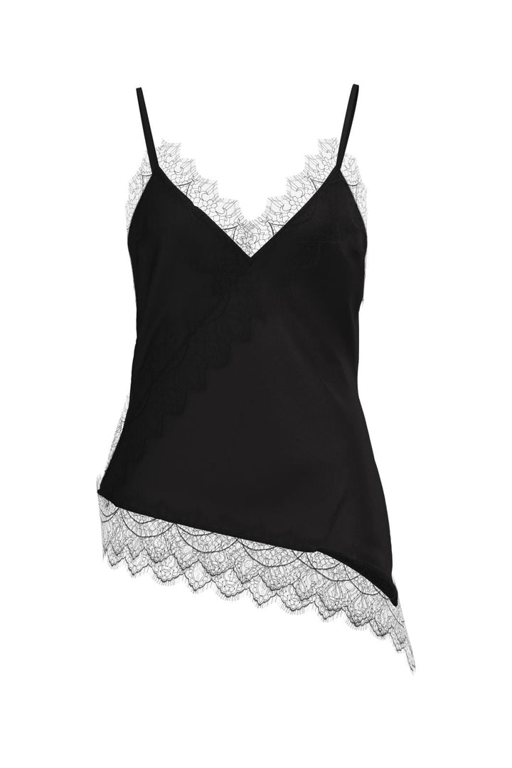 Noisy May - Nmsofie S/L Satin Top - 5079329 Black