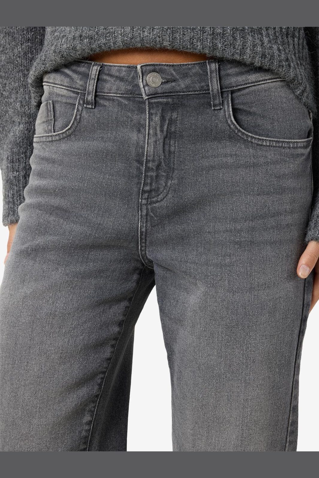 Noisy May - Nmyolanda Nw Wide Jeans Az371Dg Fwd - 4532618 Dark Grey Denim