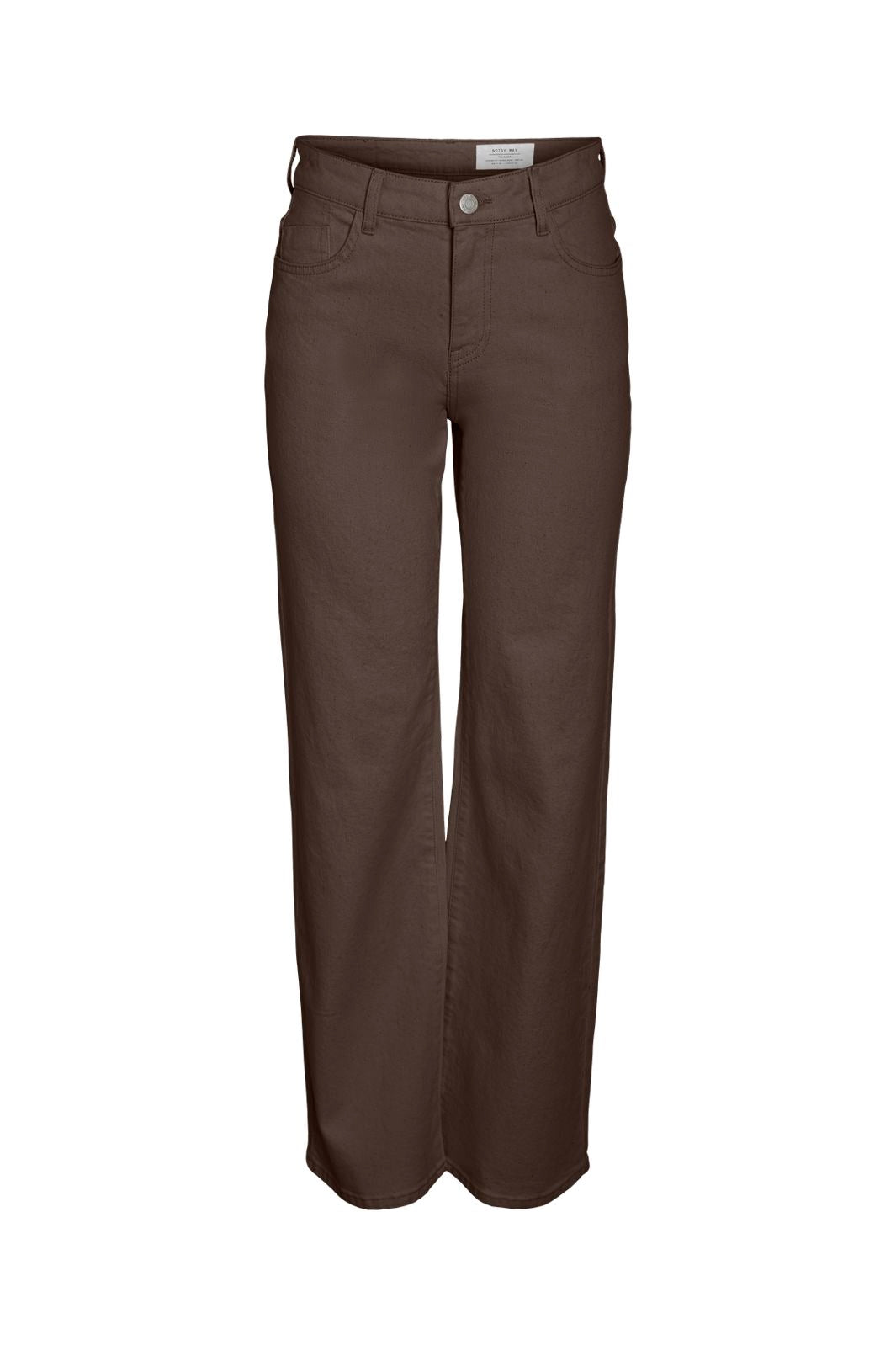 Noisy May - Nmyolanda Straight Jeans Colored - 4971047 Chocolate Brown