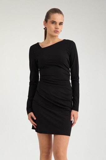 Nümph - Numelba Jersey Dress 707601 - Caviar Kjoler 
