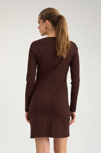 Nümph - Numelba Jersey Dress 707601 - Chocolate Plum Kjoler 