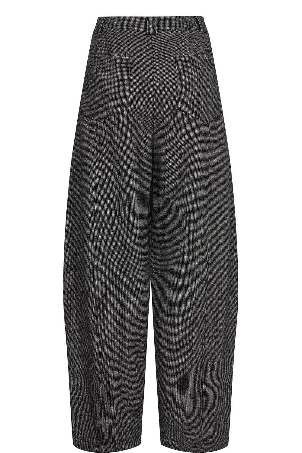 Nümph - Nuroki Barrel Pants 707478 - Dark Grey Melange Bukser 