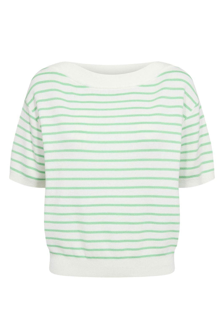 Nümph - Nusillio Pullover 706747 - Absinthe Green Strikbluser 