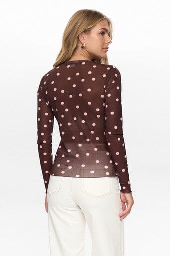 NüMph - Nusine Mesh Blouse 707155 - Sahara Sun Bluser 