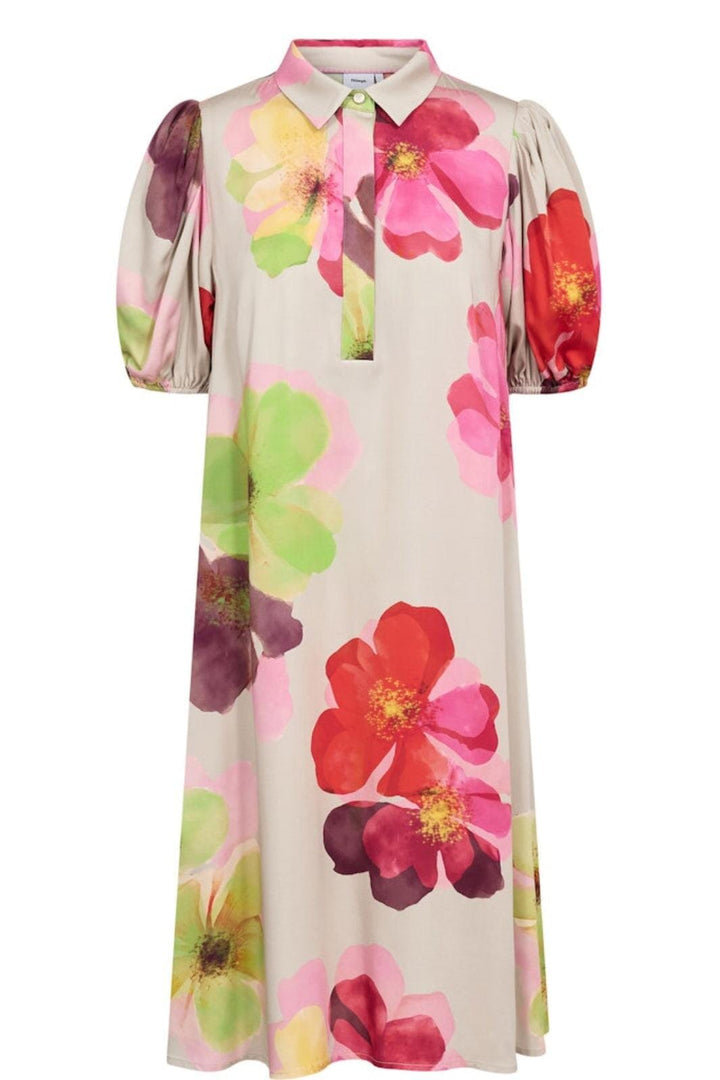 Nümph - Nutassy Short Dress 707186 - Gray Morn Kjoler 