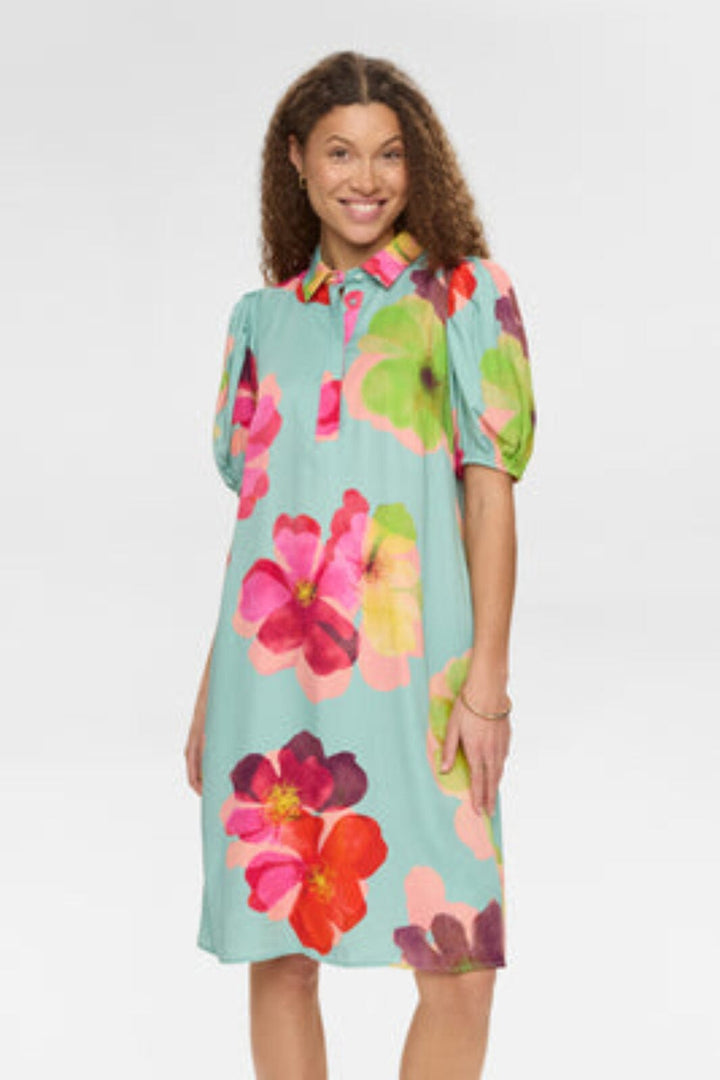 Nümph - Nutassy Short Dress 707186 - Harbor Gray