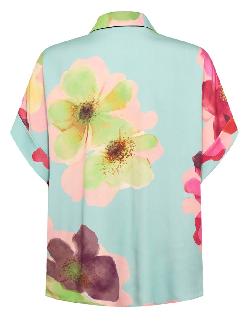 Nümph - Nutassy Ss Shirt 707189 - Harbor Gray Skjorter 