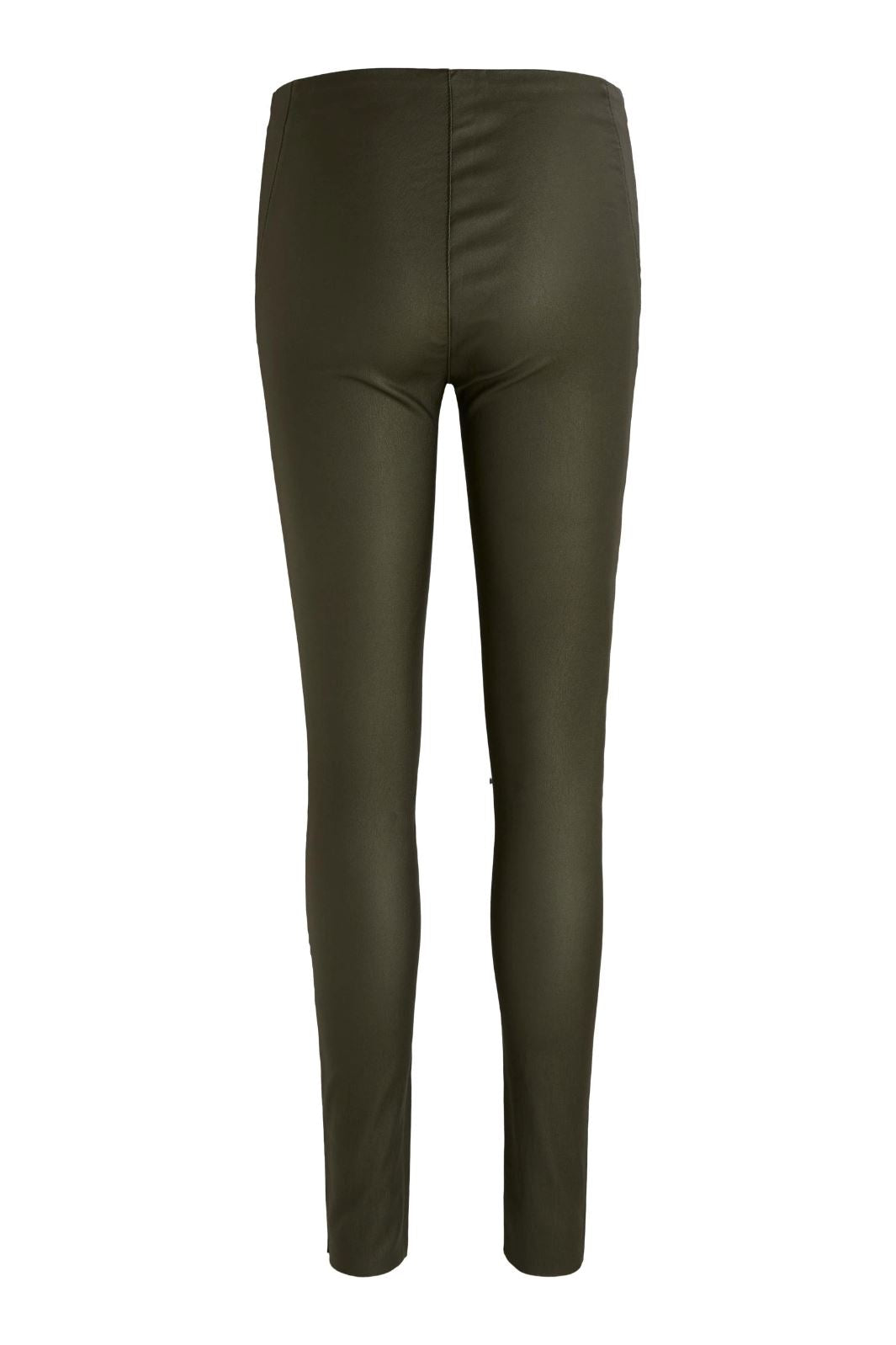 Object - Objbelle Mw Coated Leggings - Forest Night