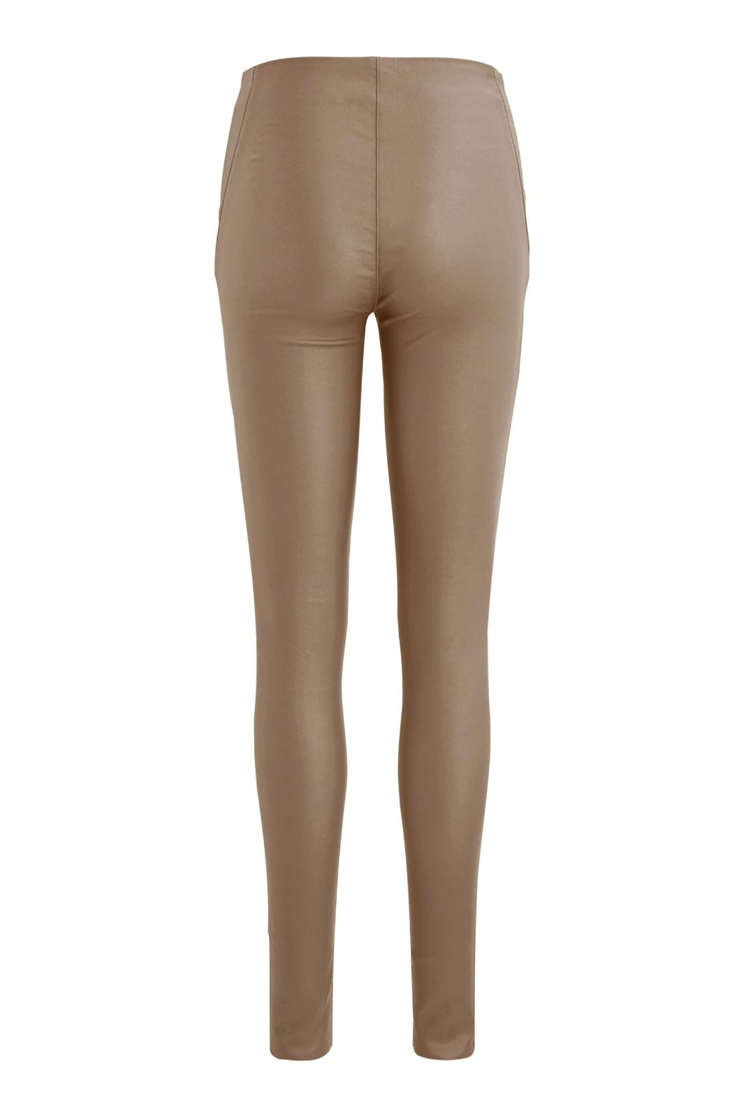 Object - Objbelle Mw Coated Leggings - Fossil