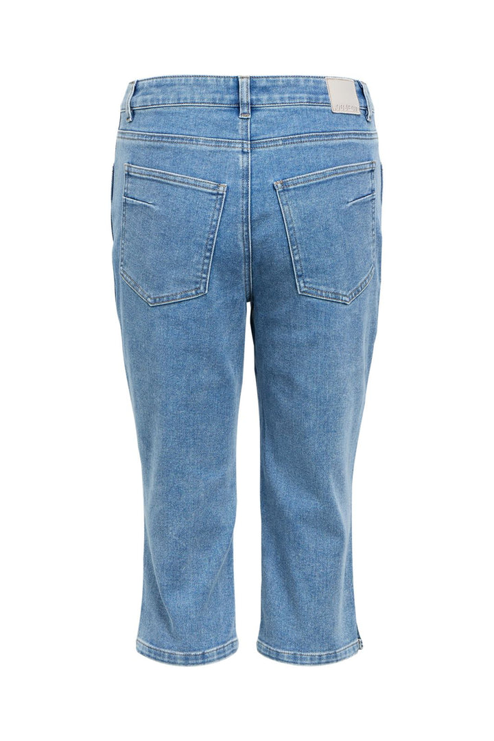 Object - Objcaro Slim Short Jeans 144 - 4982943 Medium Blue Denim