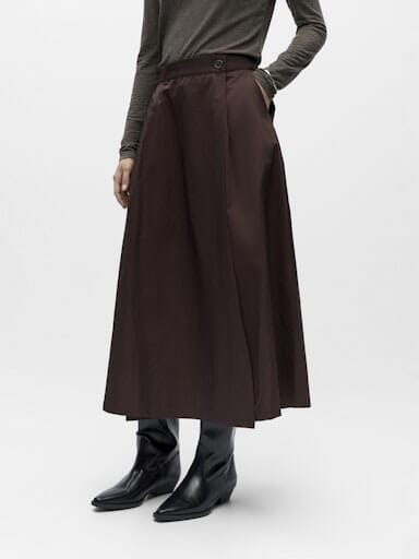 Object - Objdina Oz Skirt - 5081622 Seal Brown Nederdele 