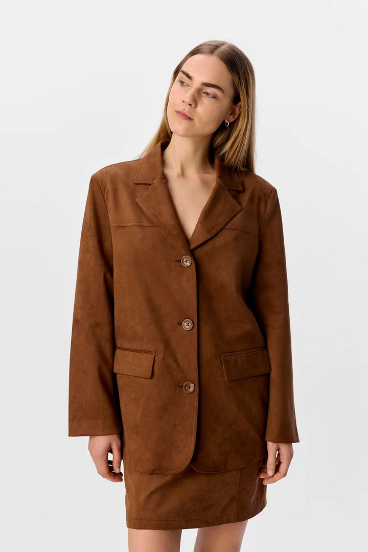 Object - Objfenja Lo Blazer Ss Fair 25 - 4881637 Rawhide