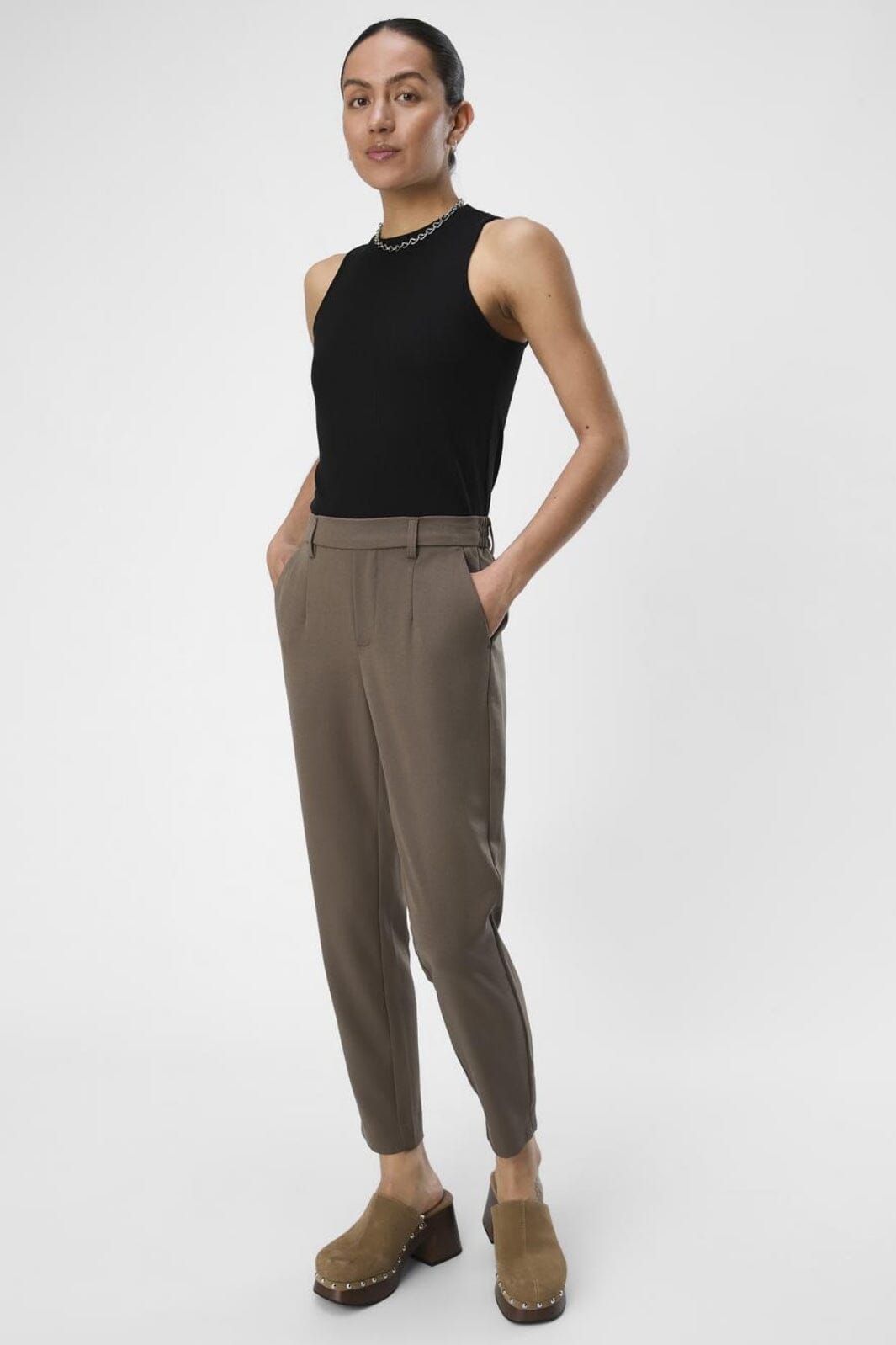 Object - Objlisa Slim Pant - 4535483 Morel