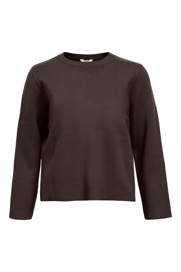 Object - Objreynard O-Neck Pullover - 4872681 Seal Brown