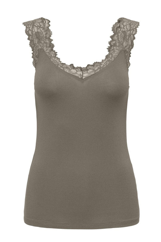 Only - Onl30 Free Life S/L Singlet Top - 4941141 Walnut