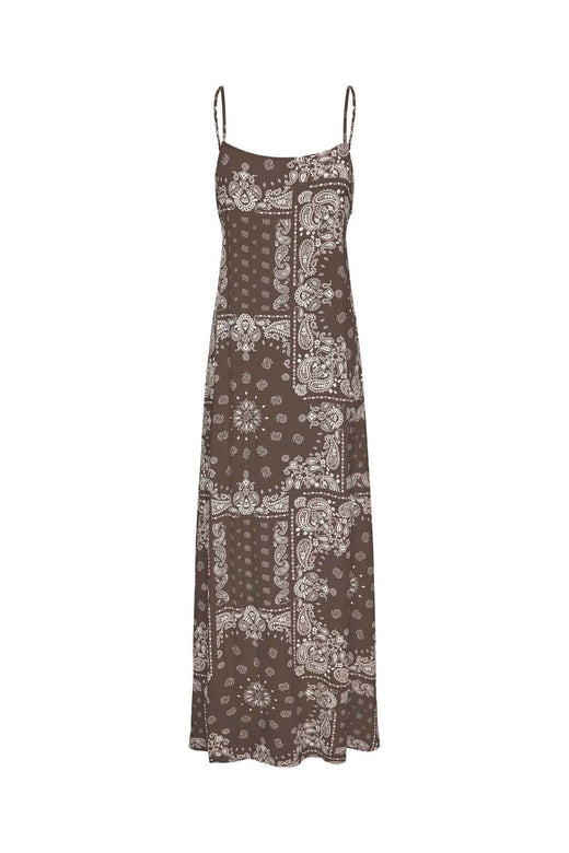 Only - Onlambel Strap Long Band Dress - 5083219 Chocolate Martini Brown Bandana
