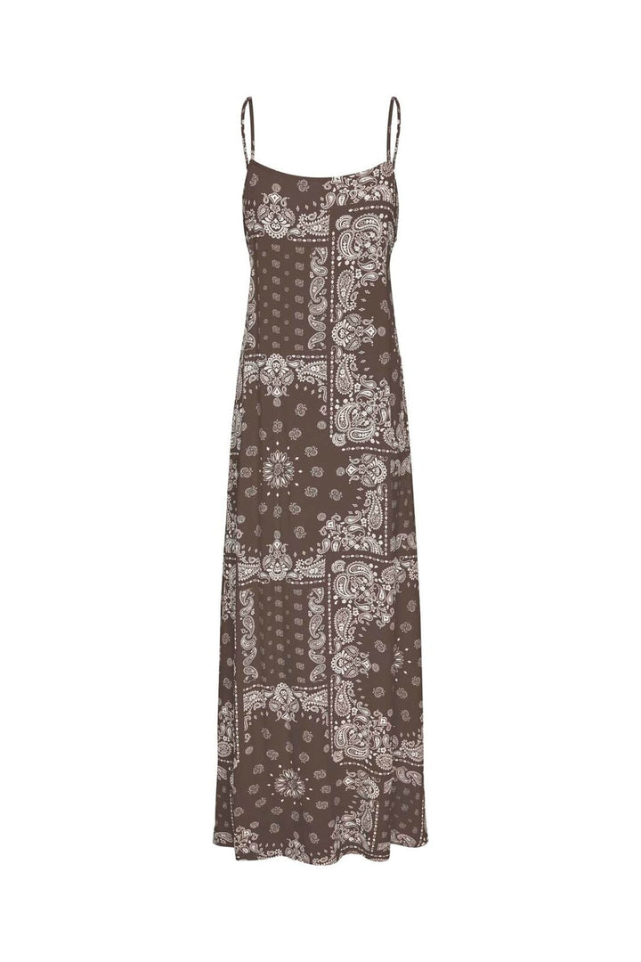 Only - Onlambel Strap Long Band Dress - 5083219 Chocolate Martini Brown Bandana
