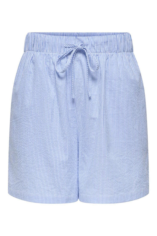 Only - Onlaugusta Shorts 15347659 - 4745379 - Cloud Dancer Blue Stripes