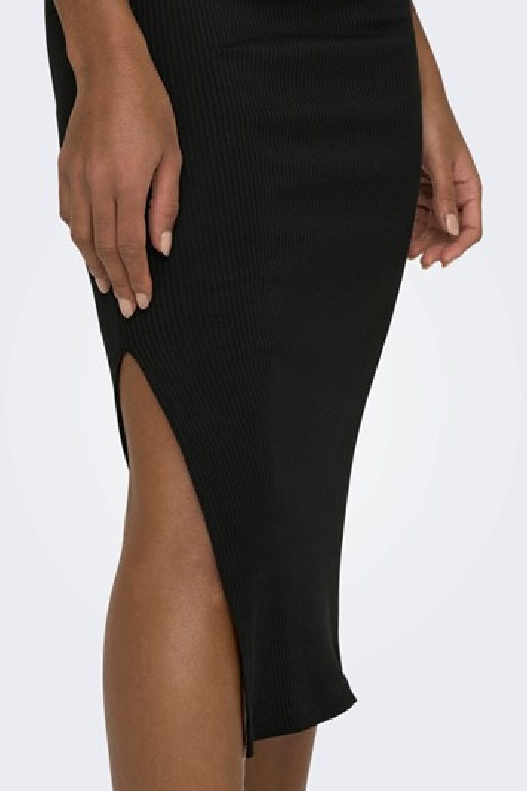 Only - Onlbelfast SL Midi Dress Jrs - 4007039 Black