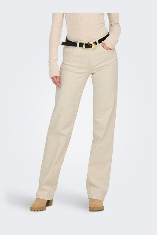 Only - Onlblush Mid Straight Dot - 4641414 Ecru