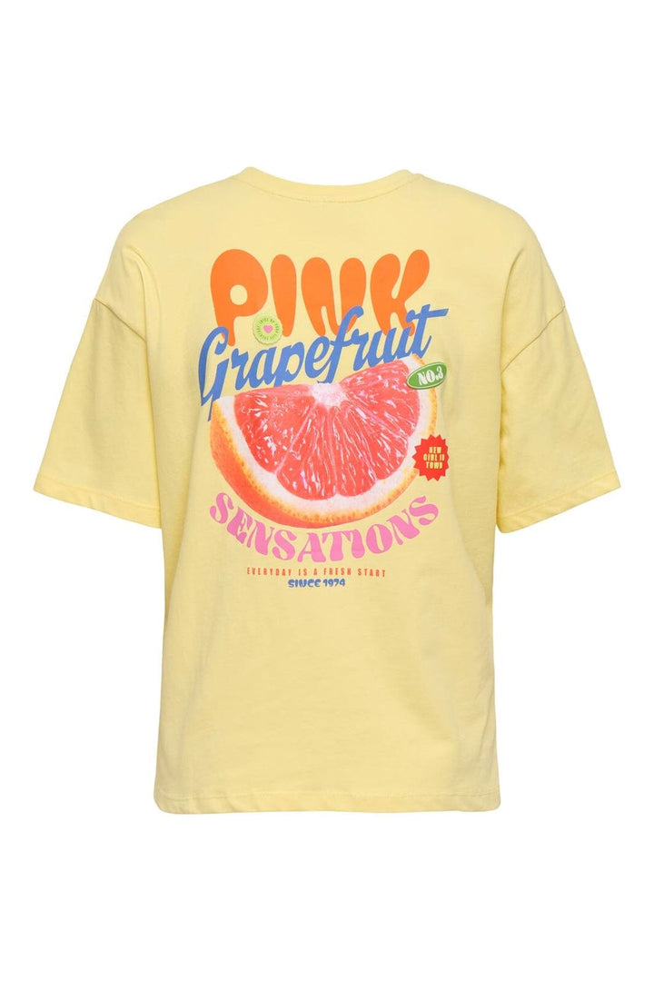 Only - Onlbolette S/S Top Box Cc - 4936981 Sunlight Pink