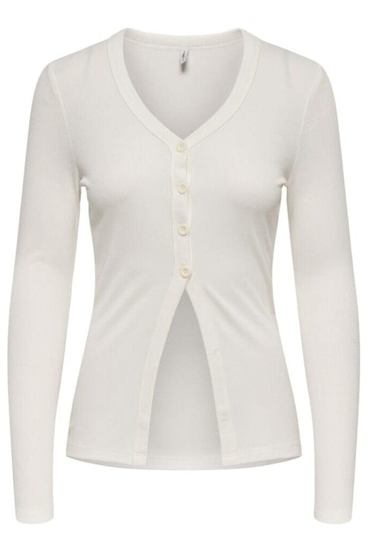 Only - Onlbora L/S Cardigan - 4956937 Cloud Dancer Cardigans 