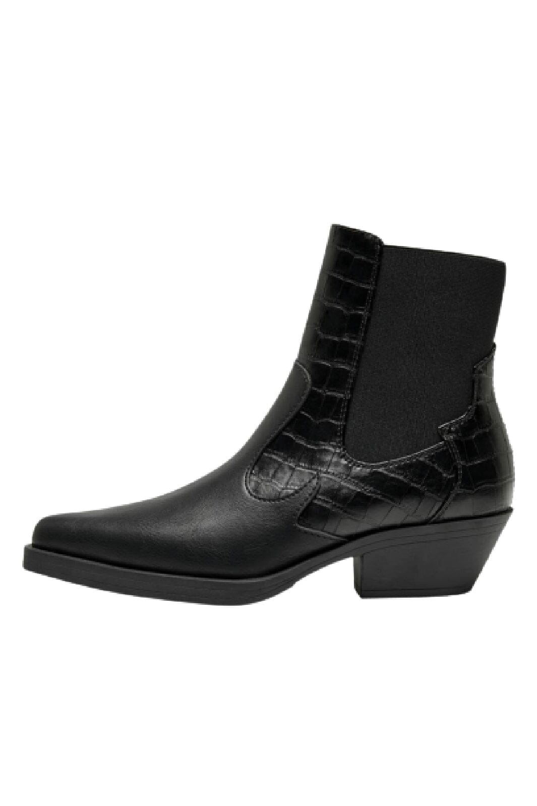 Only - Onlbronco-2 Short Pu Cowboy Boot - 4327732 Black