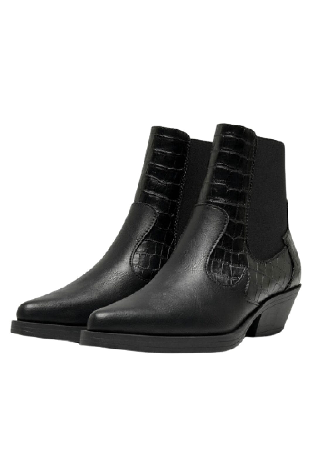 Only - Onlbronco-2 Short Pu Cowboy Boot - 4327732 Black